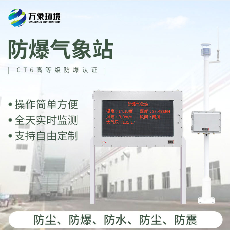 為什么要選擇大屏款防爆氣象站？